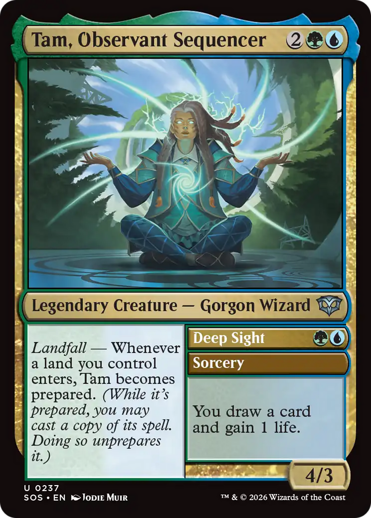 Tam, Observant Sequencer // Deep Sight (0237) (SOS) - Foil