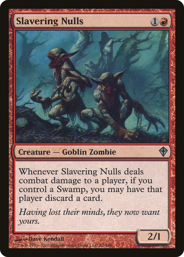 Slavering Nulls - Foil