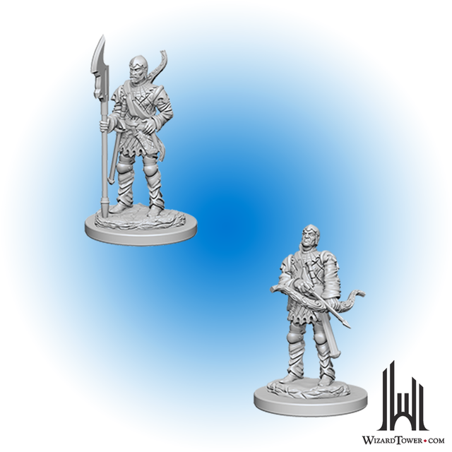 Unpainted Miniature - Pathfinder - Town Guards