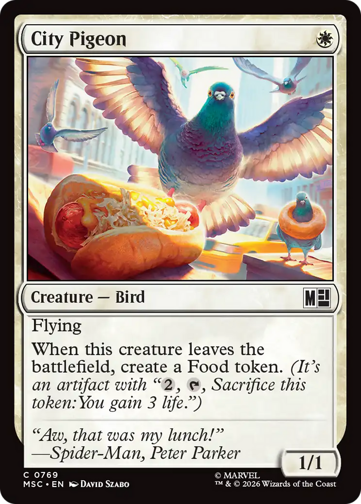 City Pigeon (MSC) - Foil