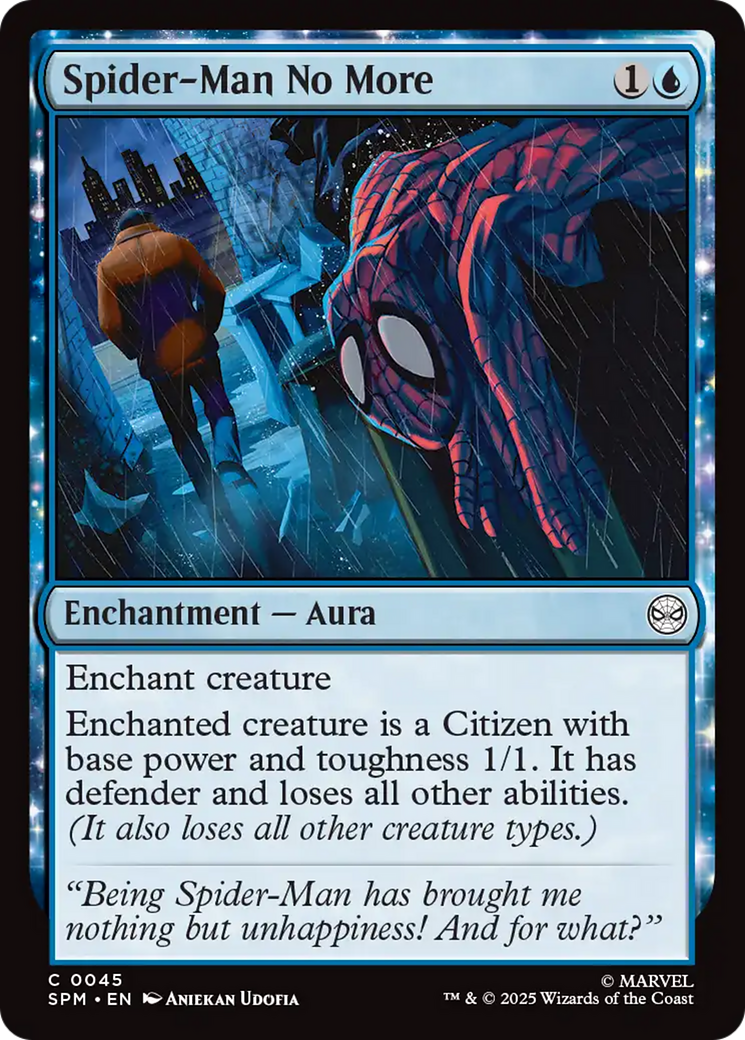 Spider-Man No More - Foil