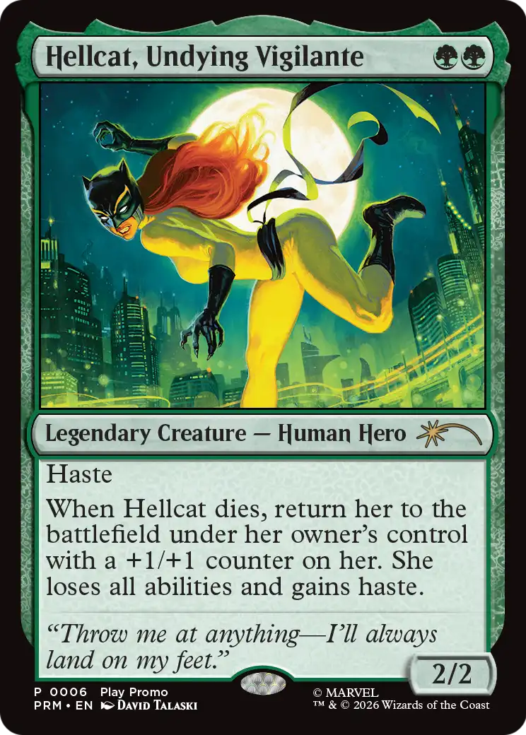 Hellcat, Undying Vigilante (0006) (Play Promo) (PW26)