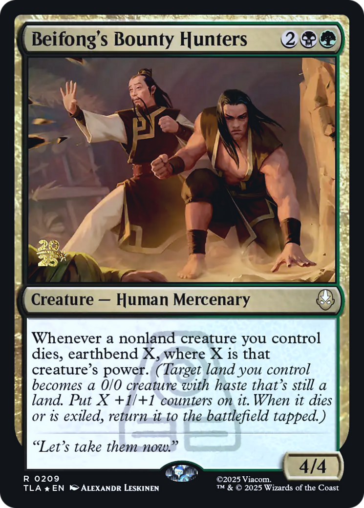 Beifong's Bounty Hunters (0209) (Prerelease) (PTLA) - Foil