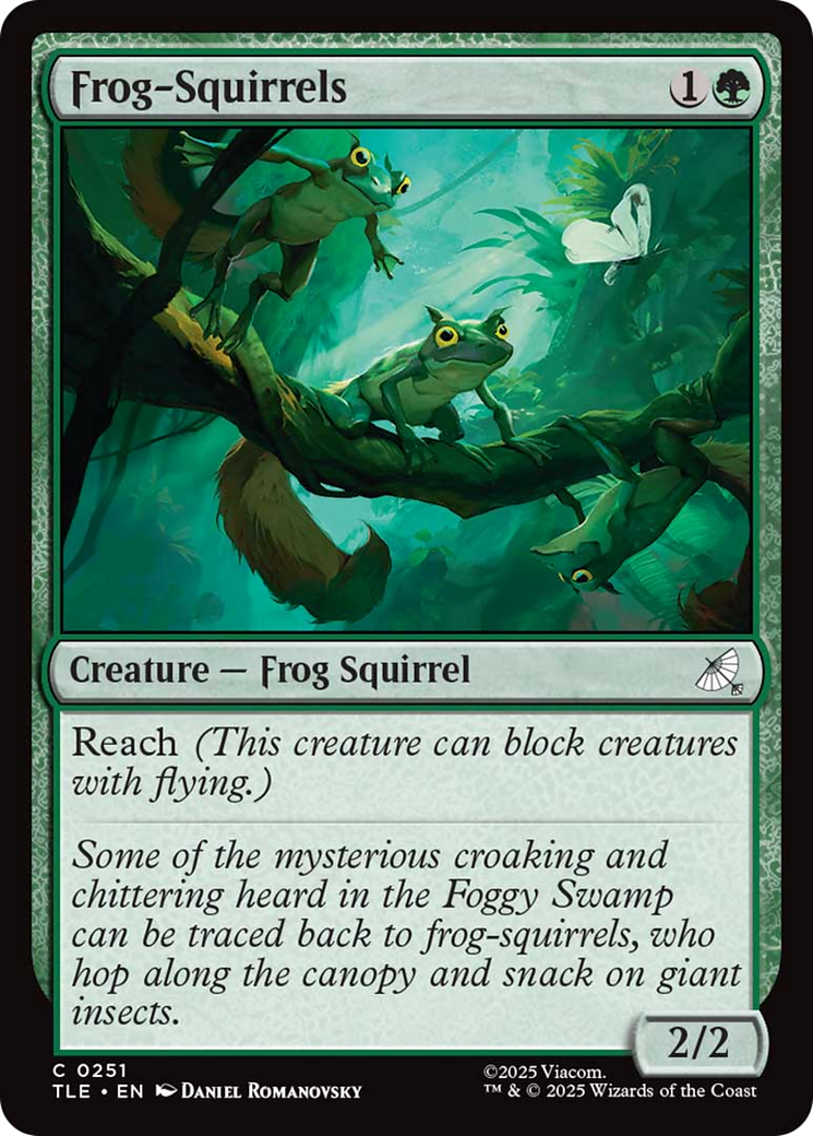 Frog-Squirrels - Foil tle