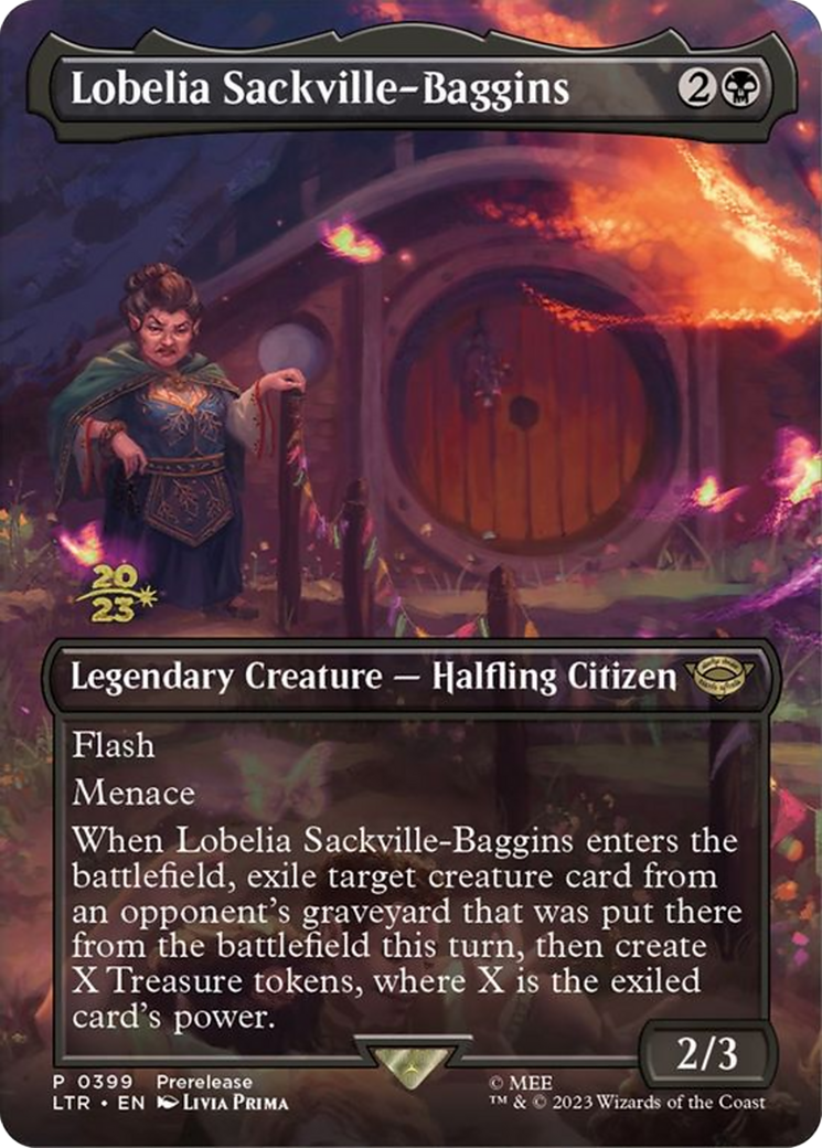 Lobelia Sackville-Baggins (0399) (Prerelease) (Date-Stamped) - Foil