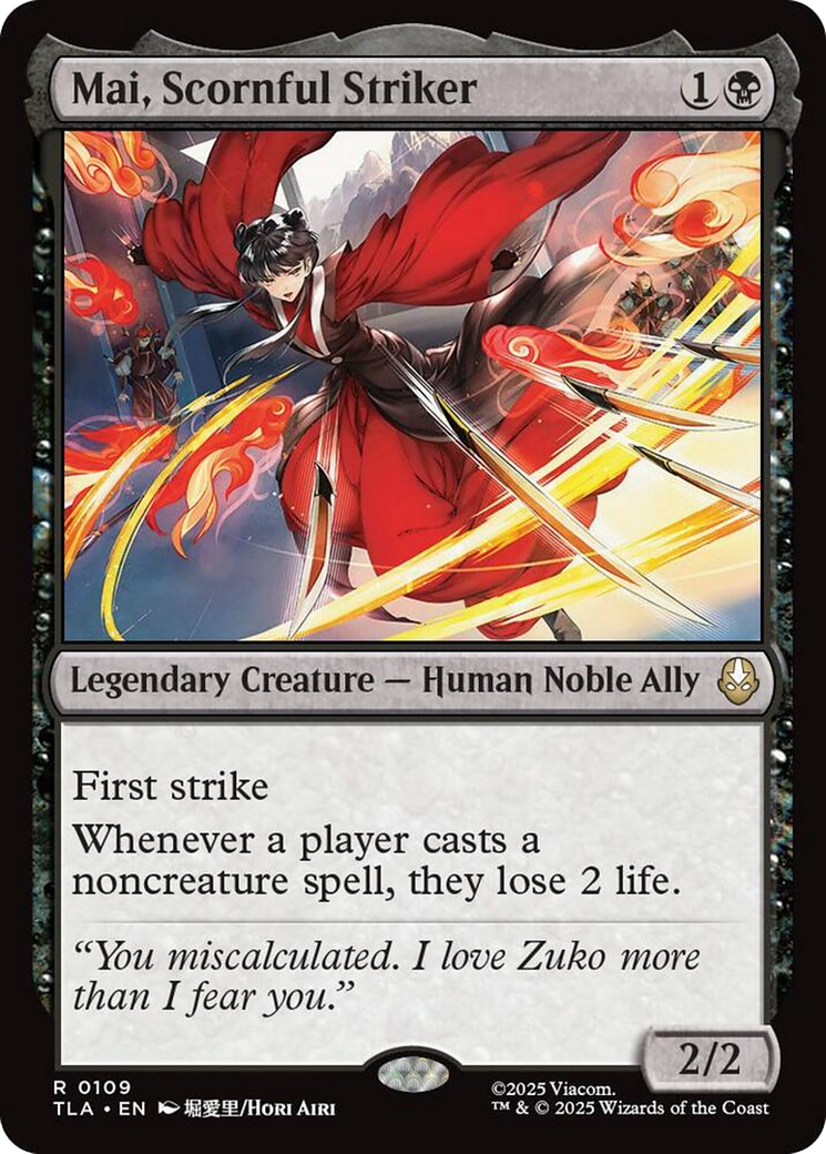 Mai, Scornful Striker - Foil tla