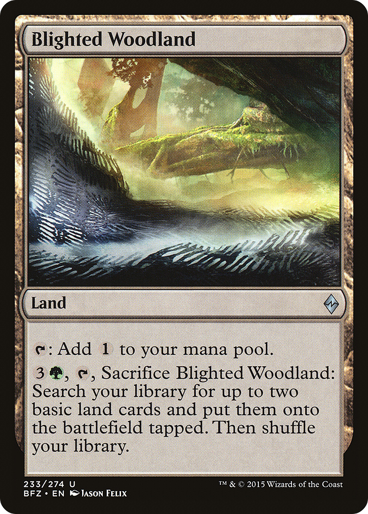Blighted Woodland - Foil