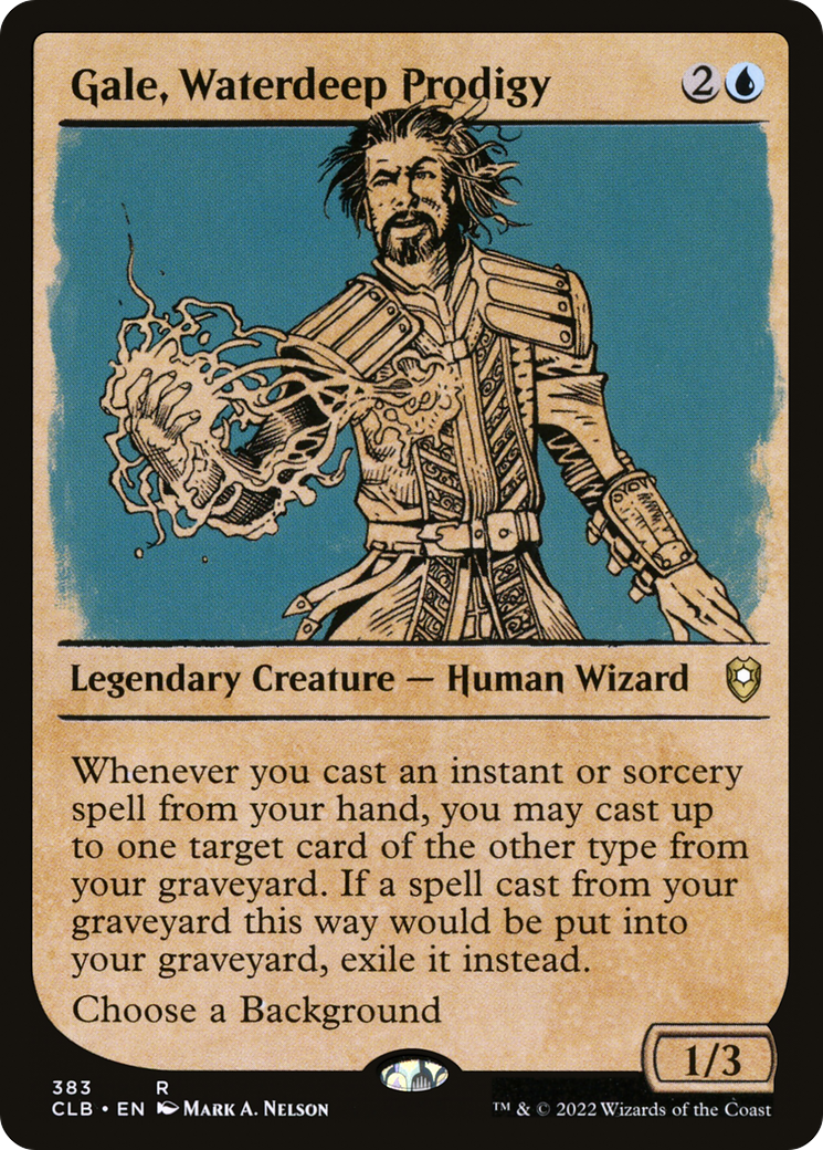Gale, Waterdeep Prodigy (383) (Showcase) - Foil