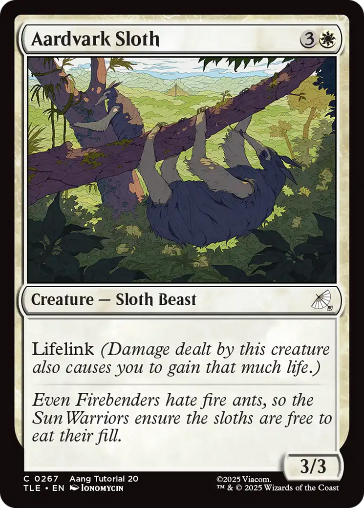 Aardvark Sloth (0267) tle