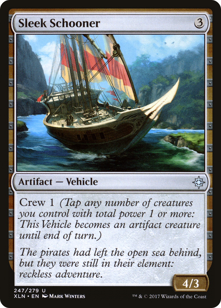 Sleek Schooner - Foil