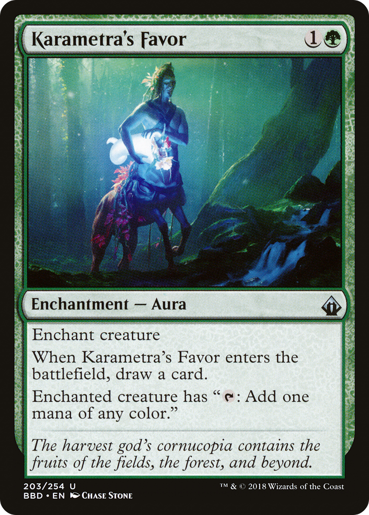Karametra's Favor - Foil
