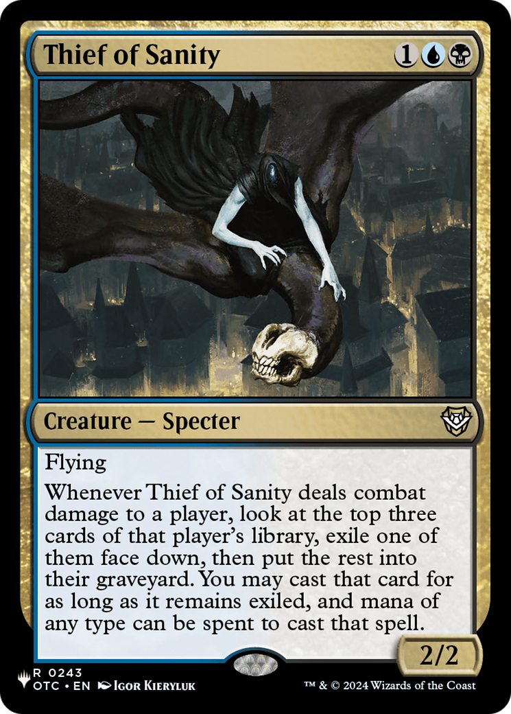 Thief of Sanity (OTC-0243) (PLST)