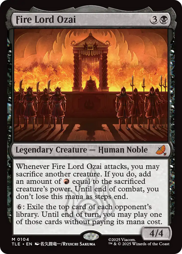 Fire Lord Ozai - Foil tle