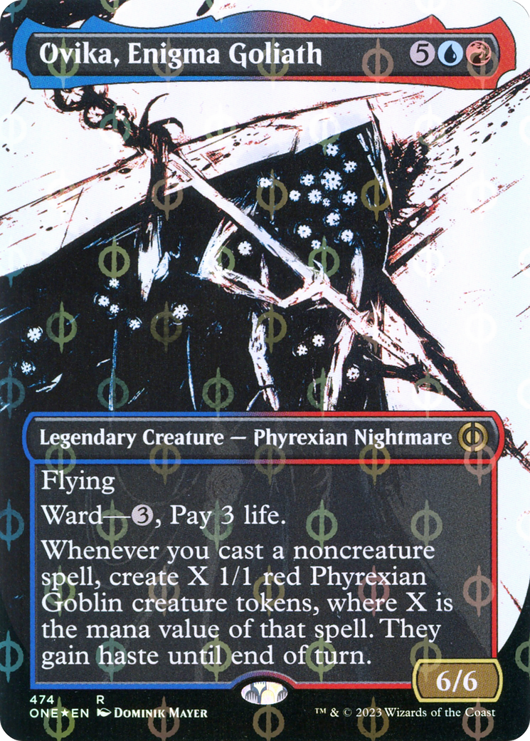 Ovika, Enigma Goliath (474) (Borderless) (Showcase) - Compleat Foil
