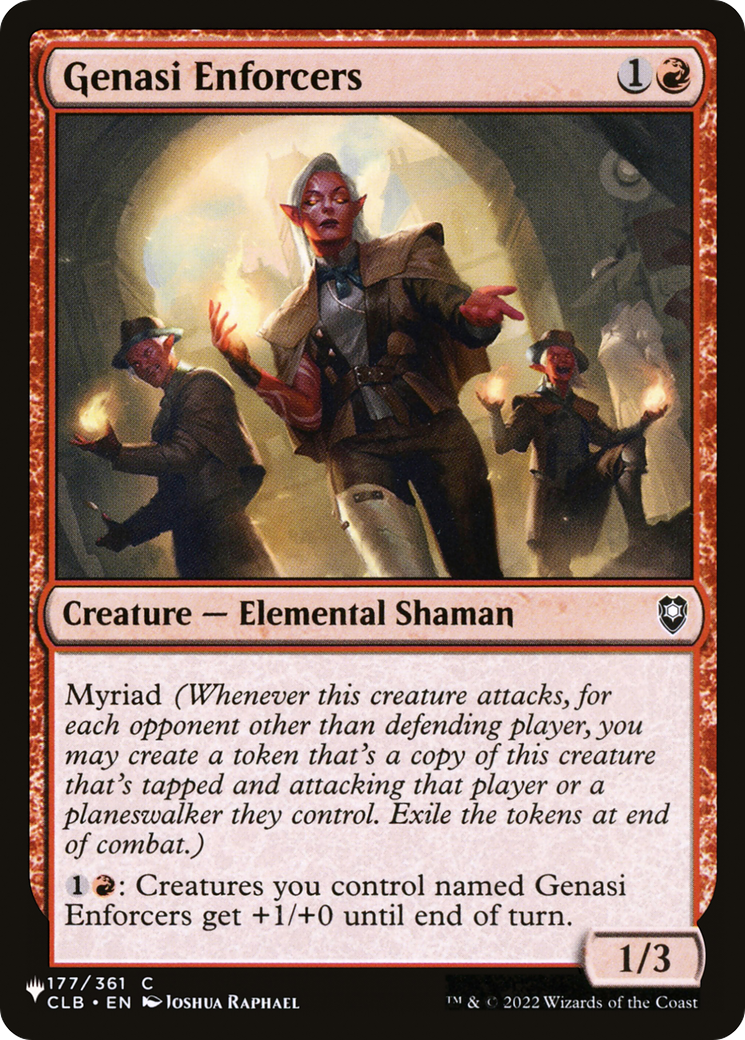 Genasi Enforcers (CLB-177) (PLST)