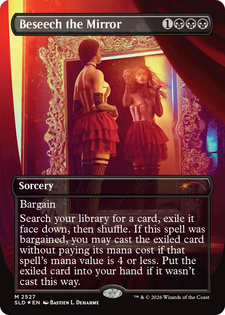 Beseech the Mirror (2527) (Borderless) (SLD) - Foil