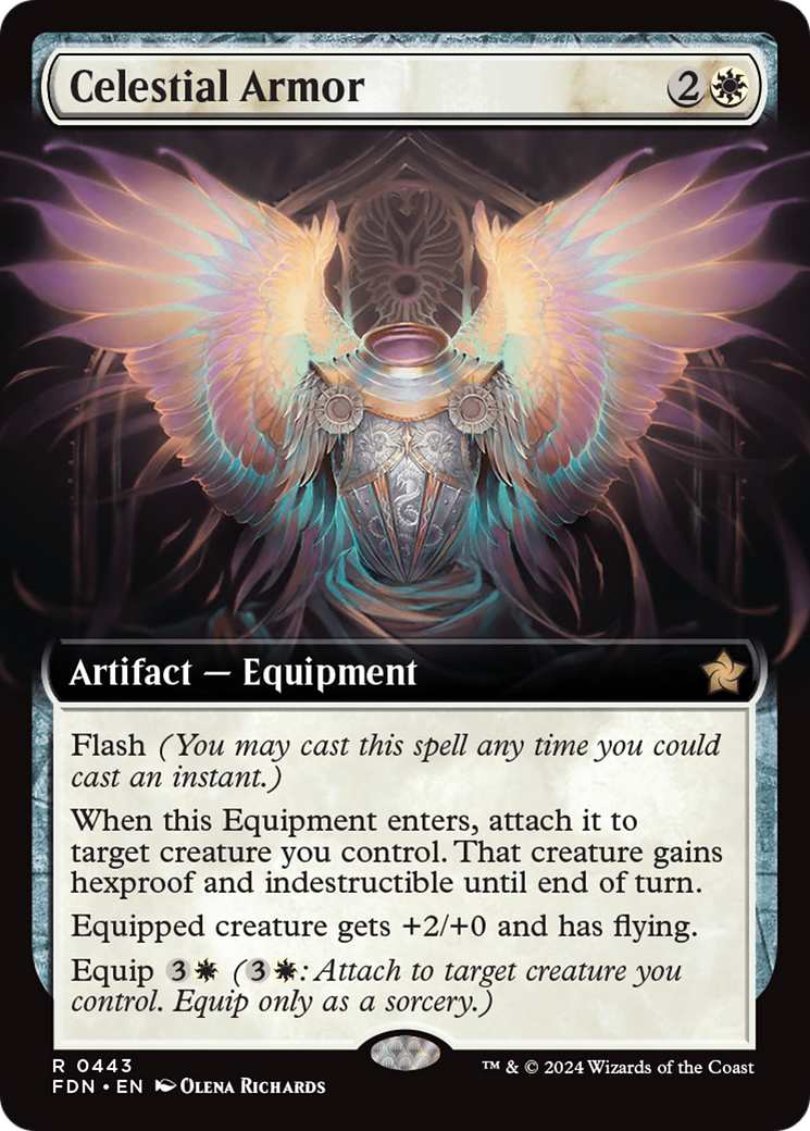 Celestial Armor (0443) (Extended Art) - Foil