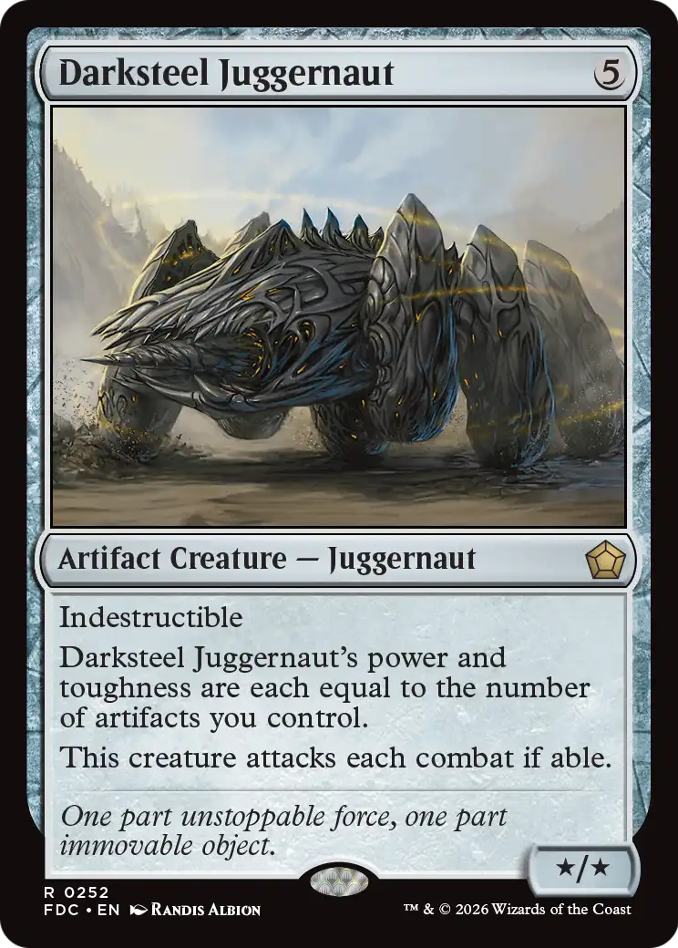 Darksteel Juggernaut (FDC)