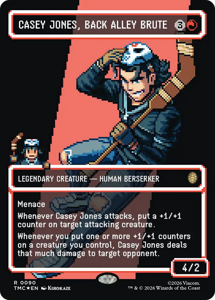 Casey Jones, Back Alley Brute (0090) (Borderless) (TMC) - Surge Foil