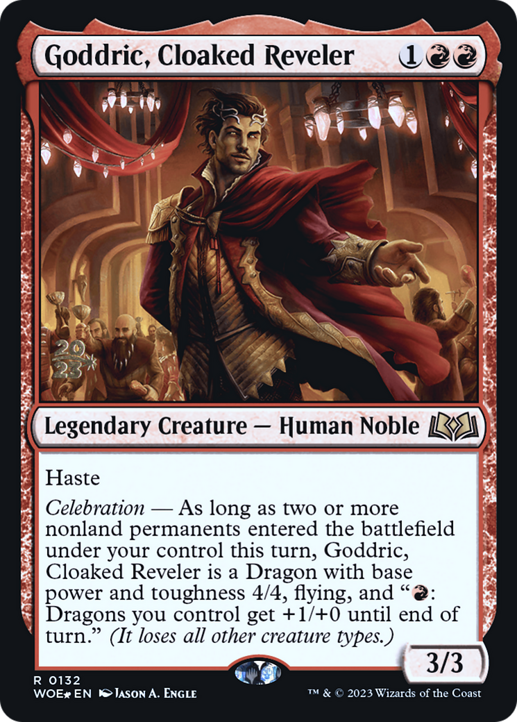 Goddric, Cloaked Reveler (0132) (Prerelease) - Foil