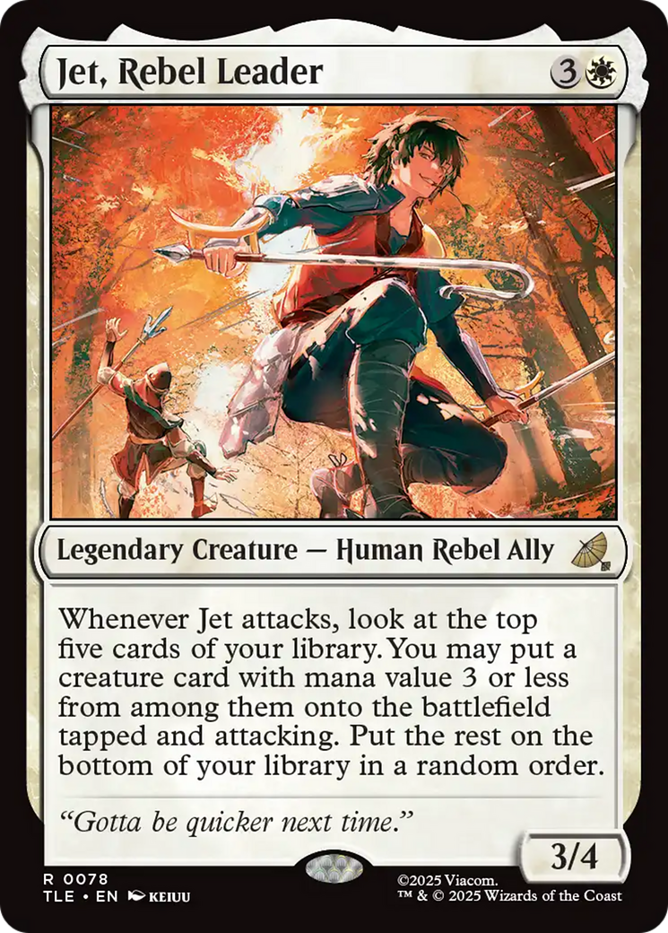 Jet, Rebel Leader - Foil tle