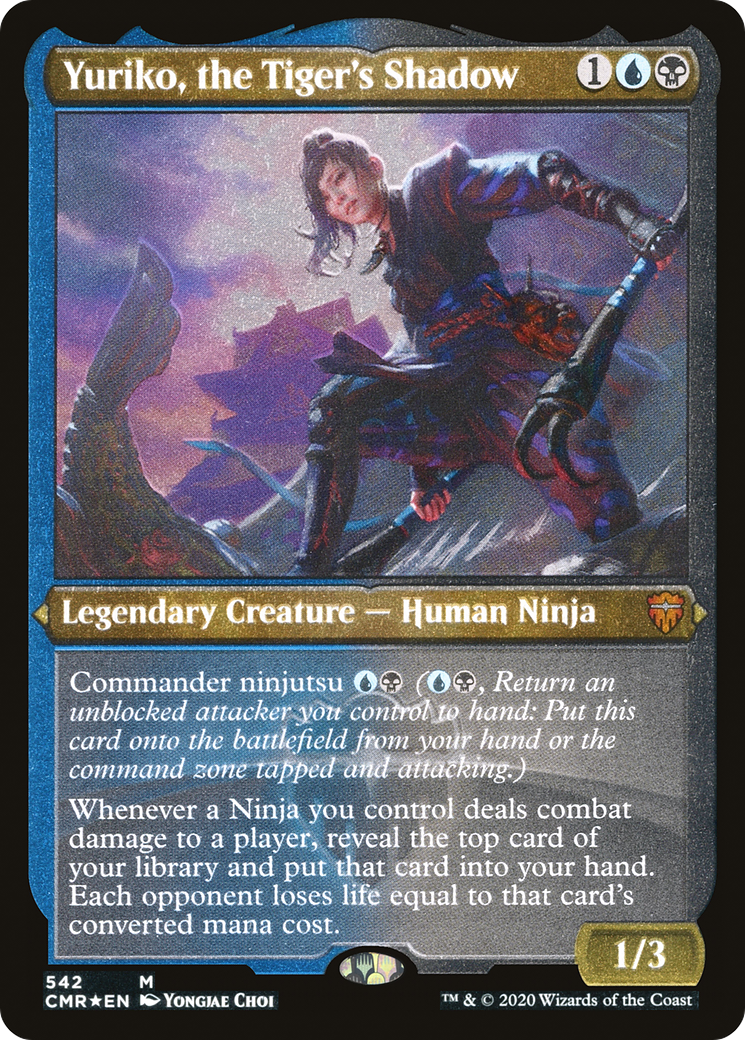 Yuriko, the Tiger's Shadow - Foil Etched