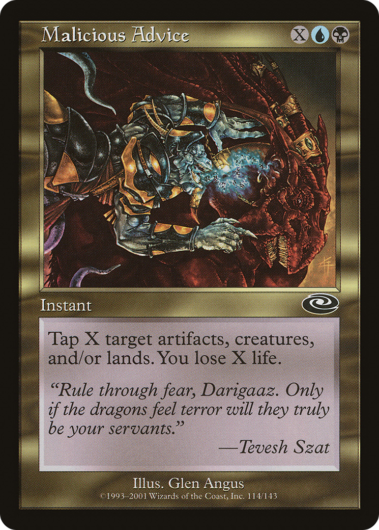 Malicious Advice - Foil