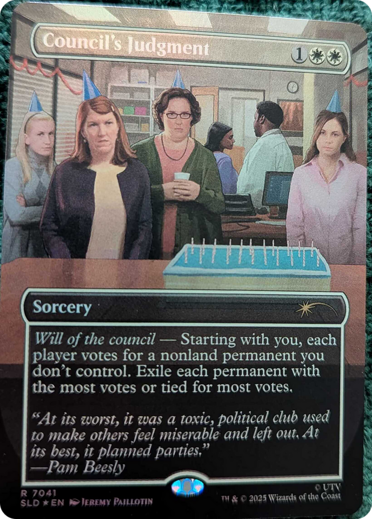 Council's Judgment (7041) (Borderless) - Foil sld
