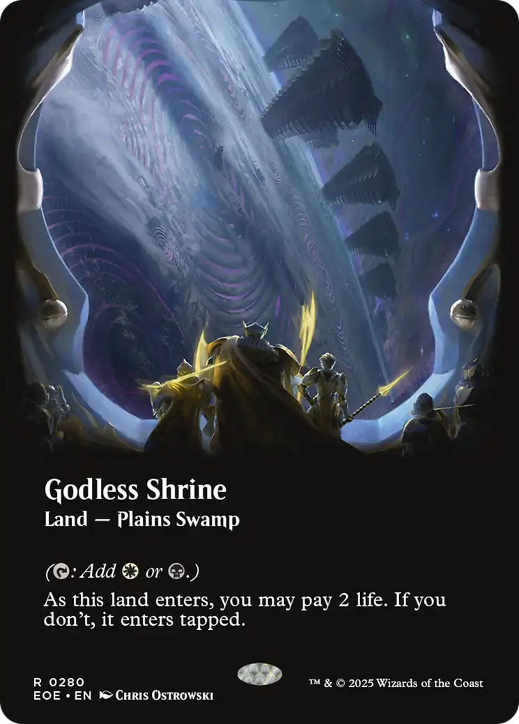 Godless Shrine (0280) (Borderless) - Foil
