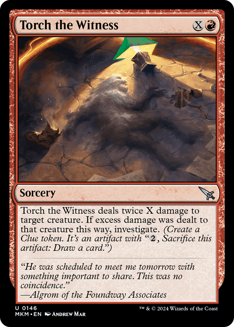 Torch the Witness (Green Lampshade) - Foil