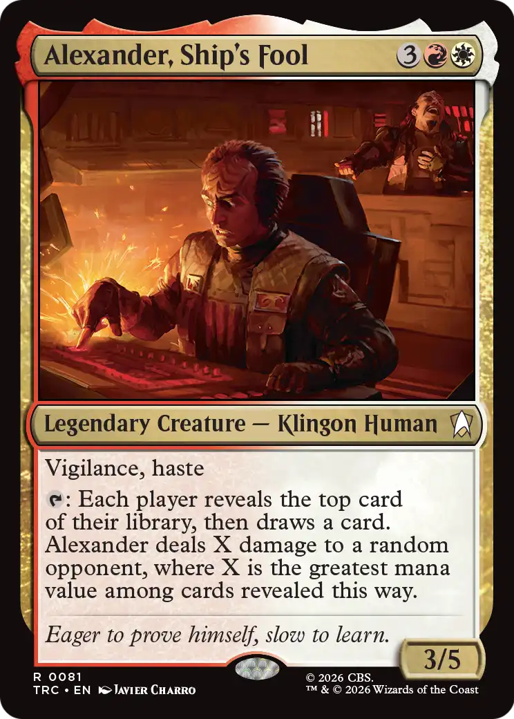 Alexander, Ship's Fool (TRC) - Surge Foil