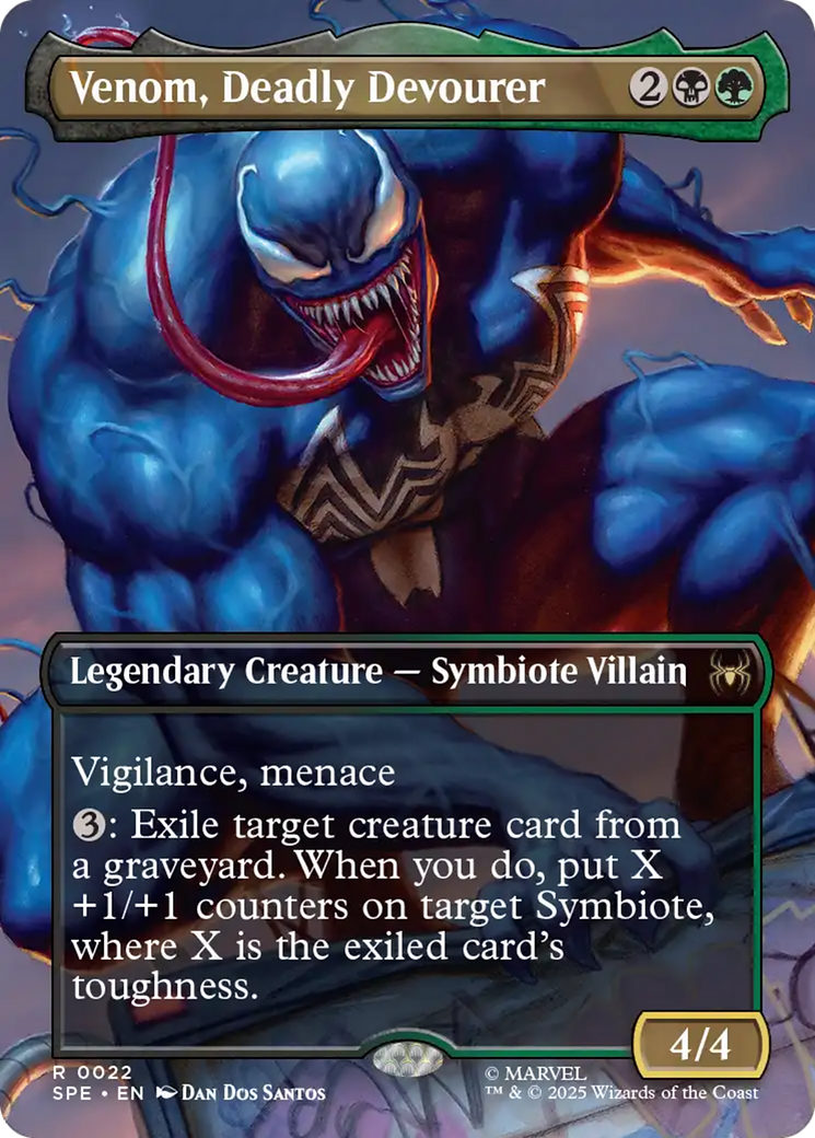 Venom, Deadly Devourer (0022) (Borderless) - Foil