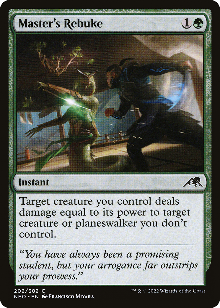 Master's Rebuke - Foil