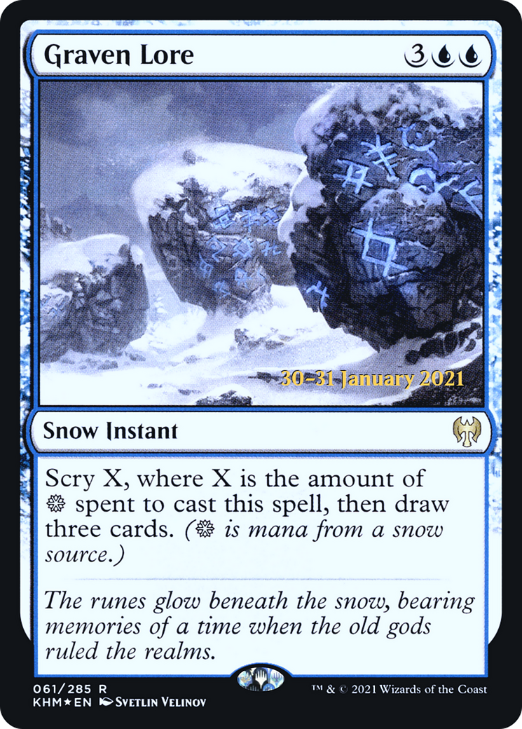 Graven Lore (061) (Prerelease) - Foil