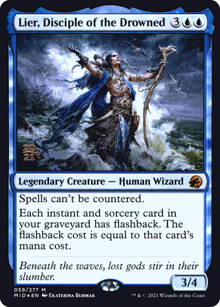 Lier, Disciple of the Drowned (059) (Prerelease) - Foil