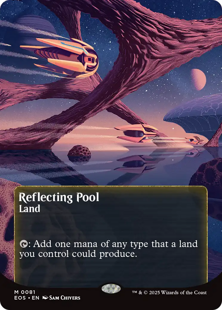 Reflecting Pool (0081) (Borderless) - Foil