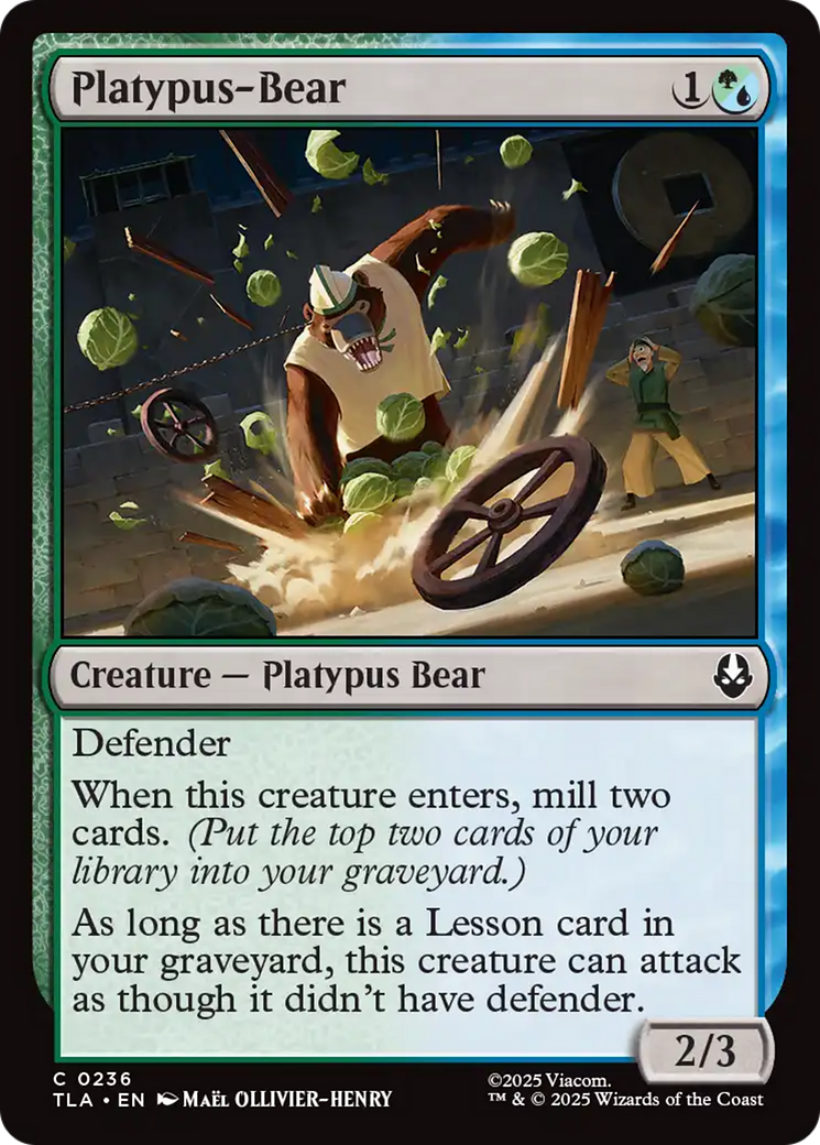 Platypus-Bear - Foil tla