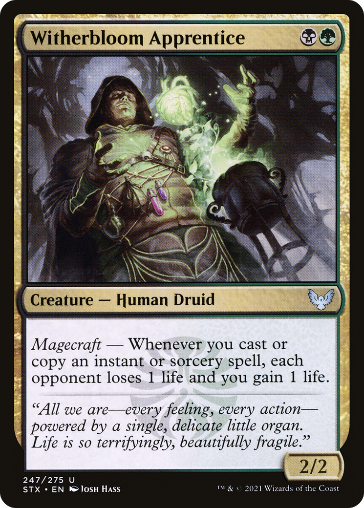 Witherbloom Apprentice - Foil
