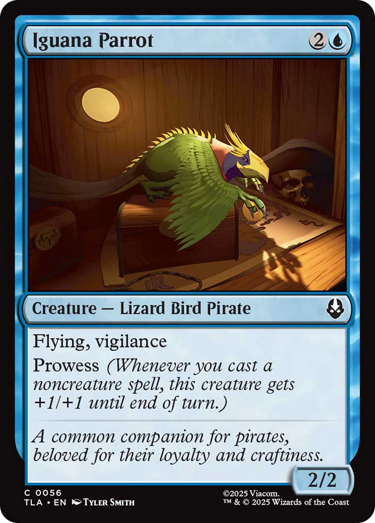 Iguana Parrot - Foil tla