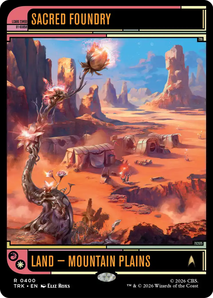 Sacred Foundry (0400) (Showcase) (TRK) - Foil