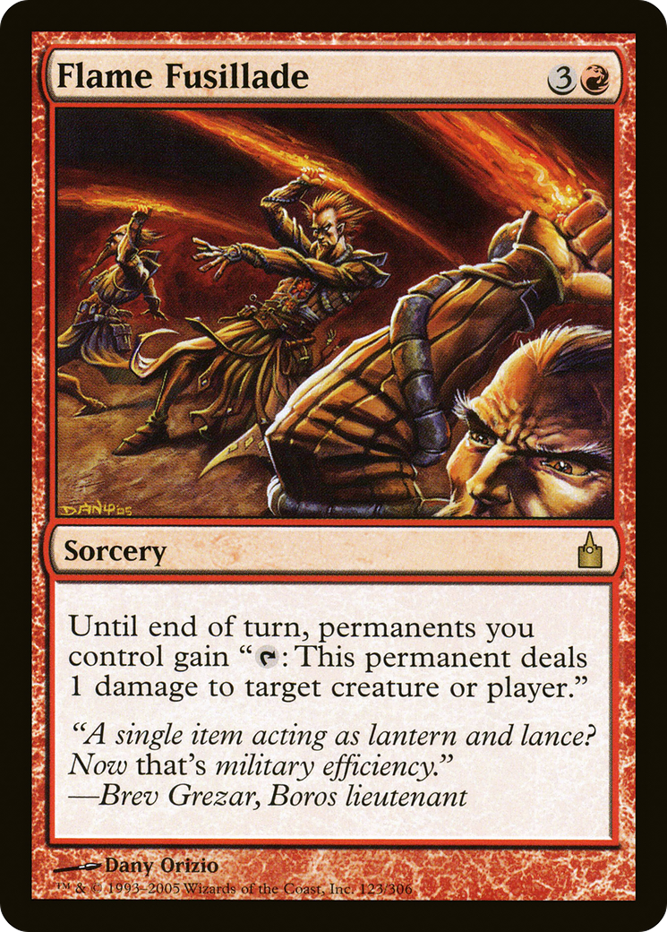 Flame Fusillade - Foil