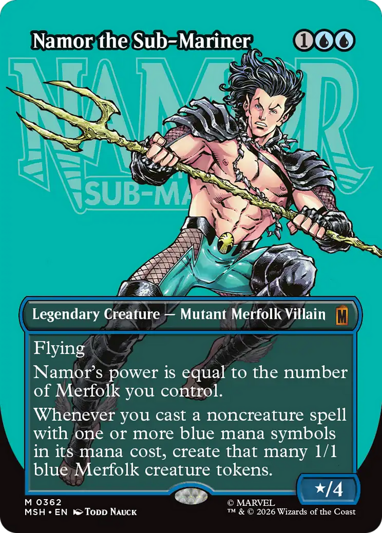 Namor the Sub-Mariner (0362) (Borderless) (MSH)