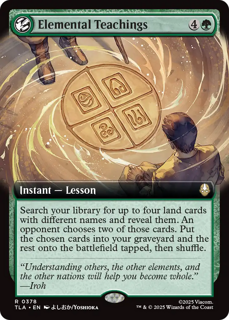 Elemental Teachings (0378) (Extended Art) - Foil tla