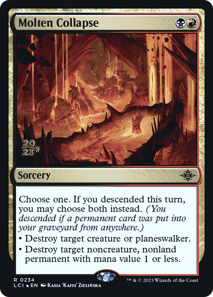 Molten Collapse (0234) (Prerelease) - Foil