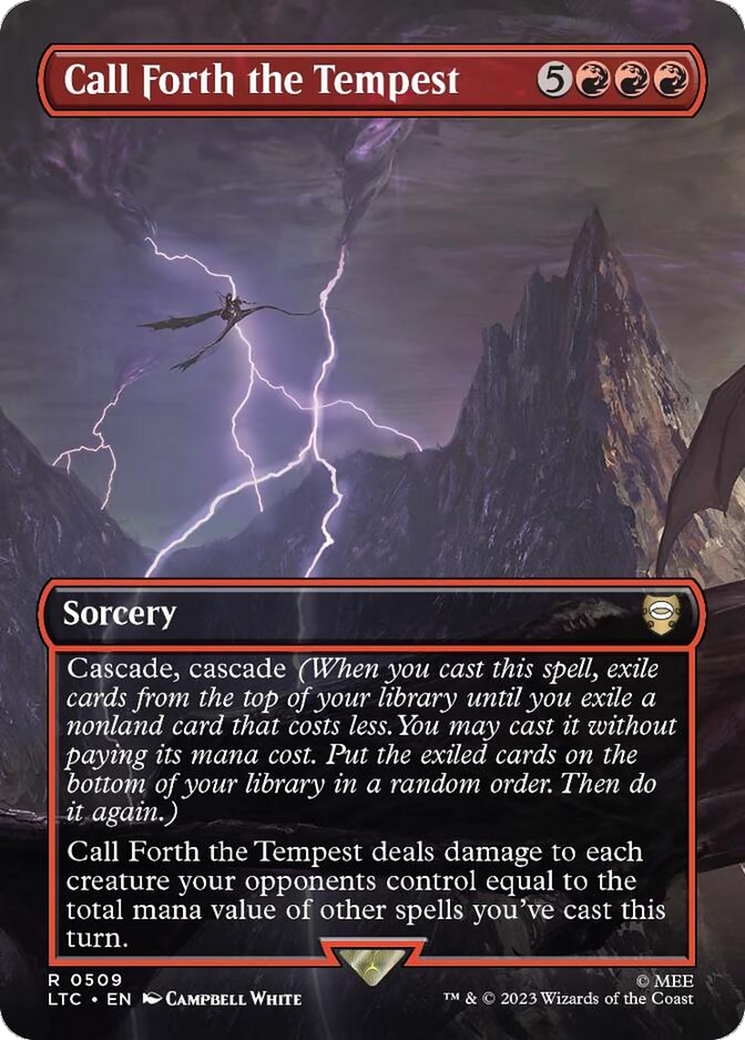 Call Forth the Tempest (0509) (Borderless) - Foil