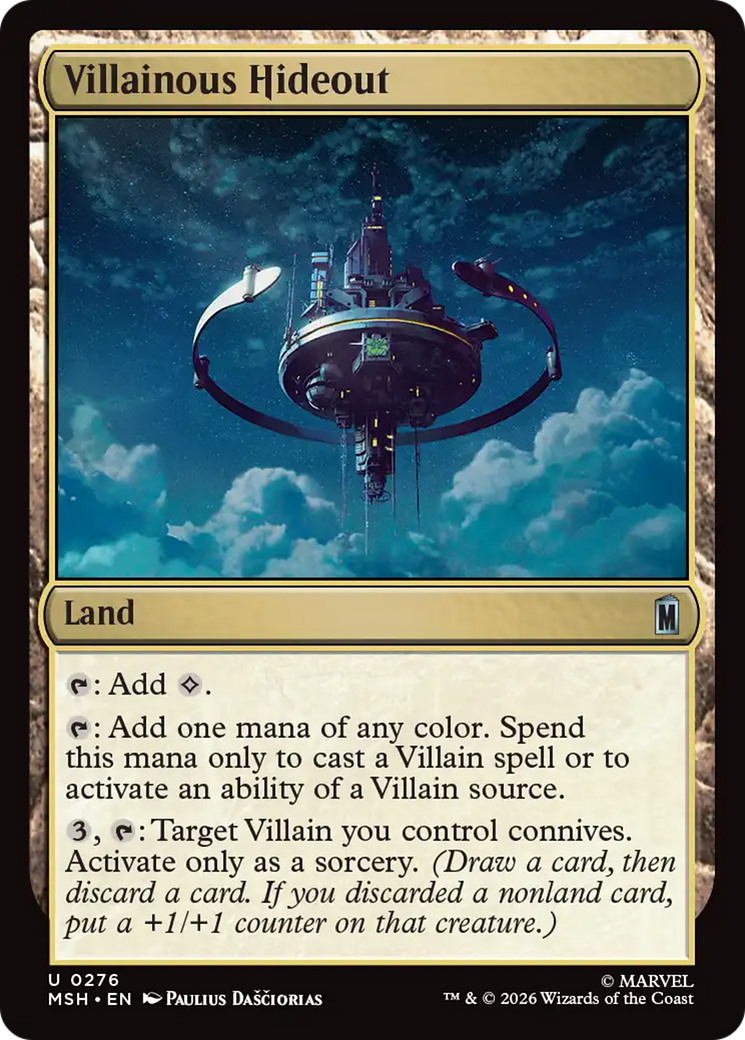 Villainous Hideout (MSH) - Foil