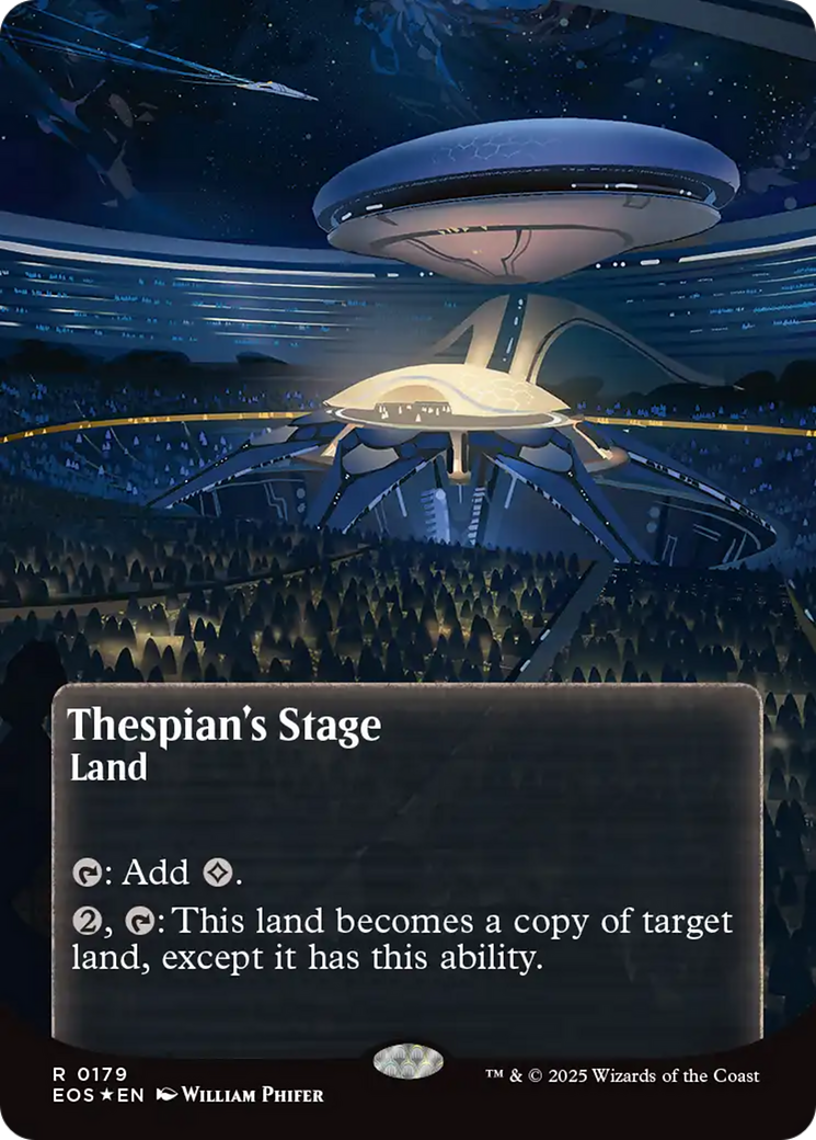 Thespian's Stage (0179) (Borderless) - Galaxy Foil