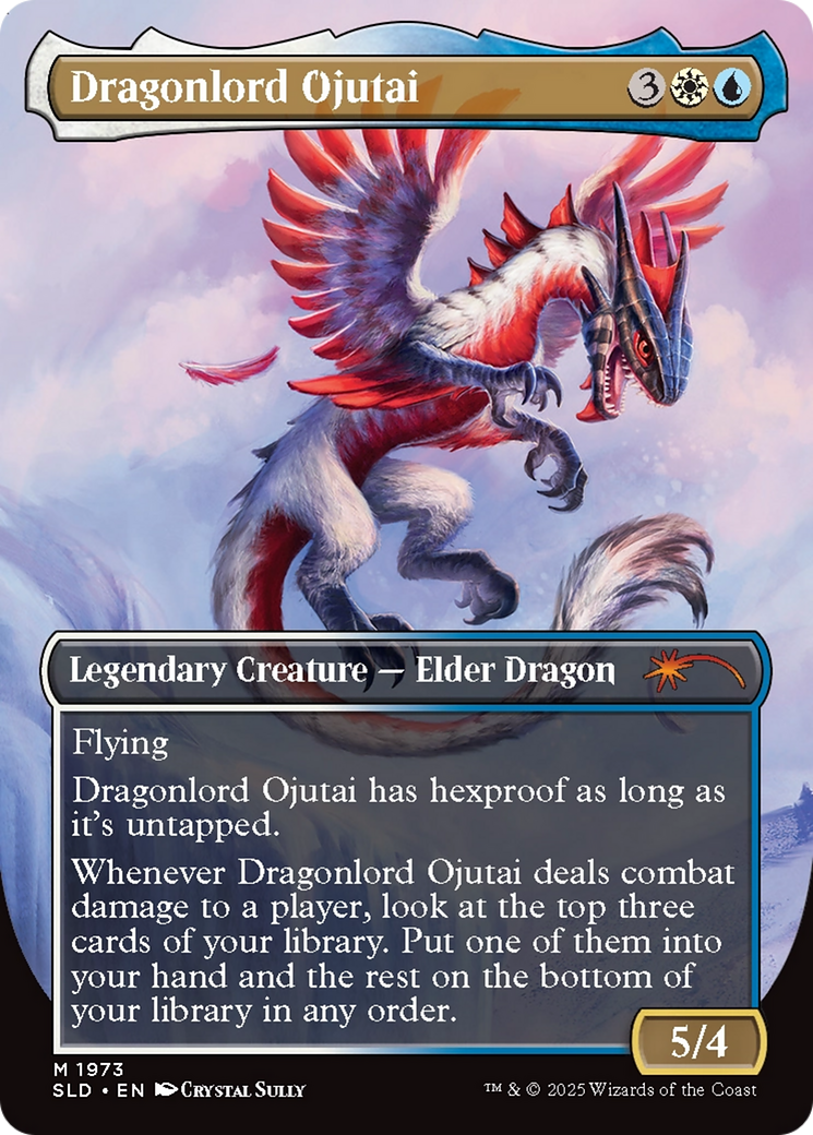 Dragonlord Ojutai (1973) (Borderless) (Reversible) (SLD)