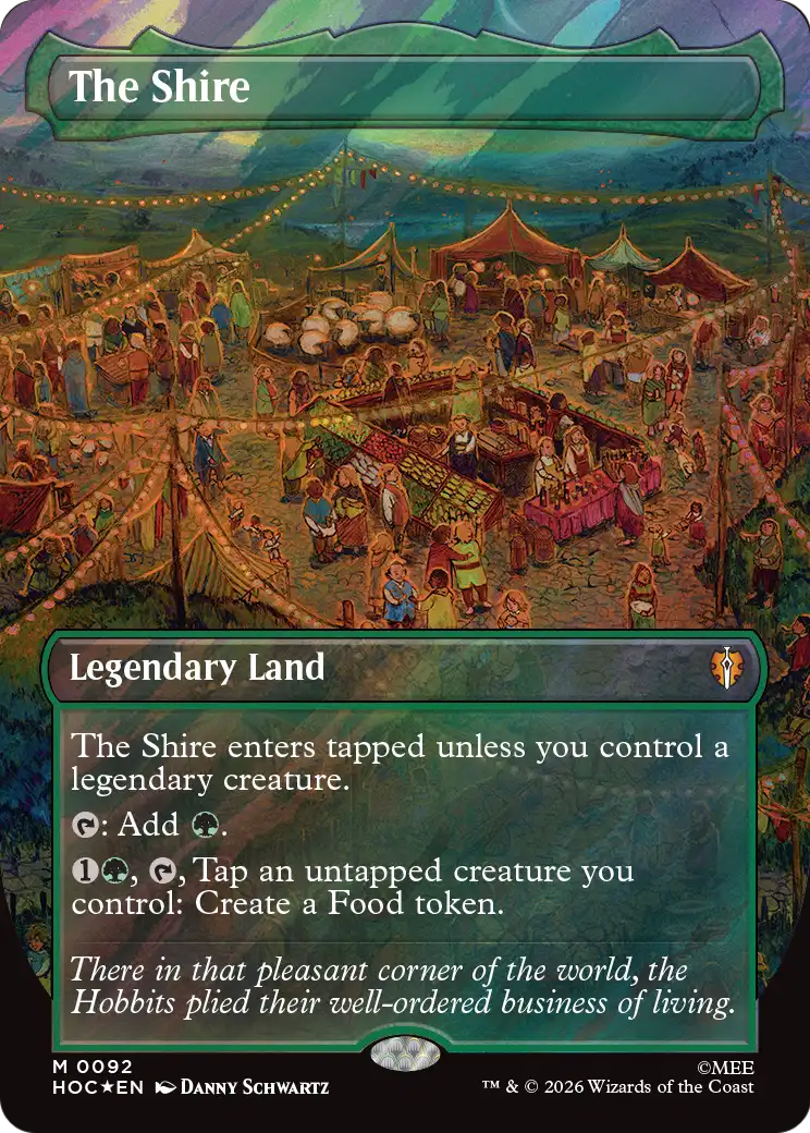 The Shire (0092) (Borderless) (HOC) - Surge Foil