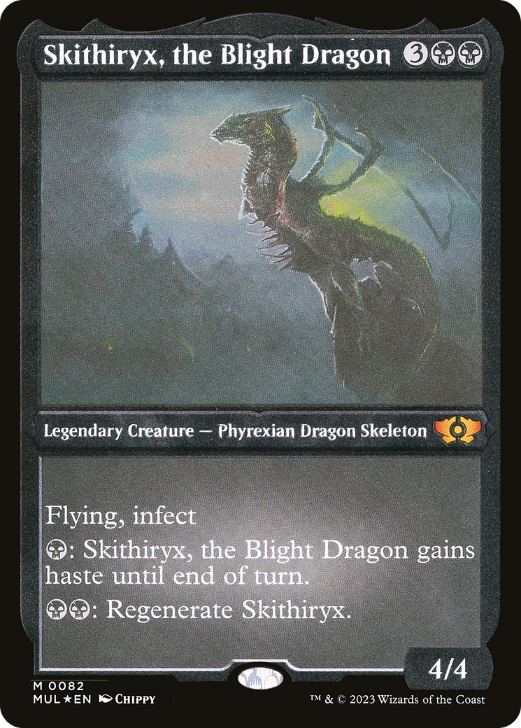 Skithiryx, the Blight Dragon (0082) - Foil Etched